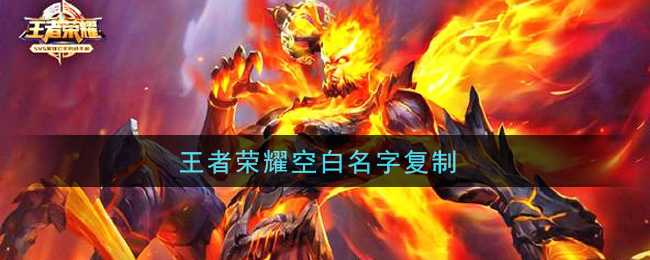 王者榮耀空白名字復制
